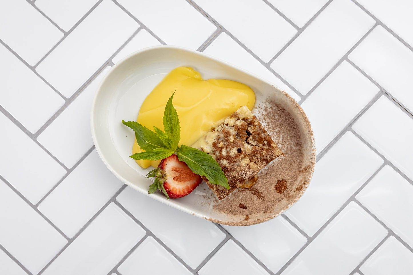 Apple Cinnamon Cake and Custard
