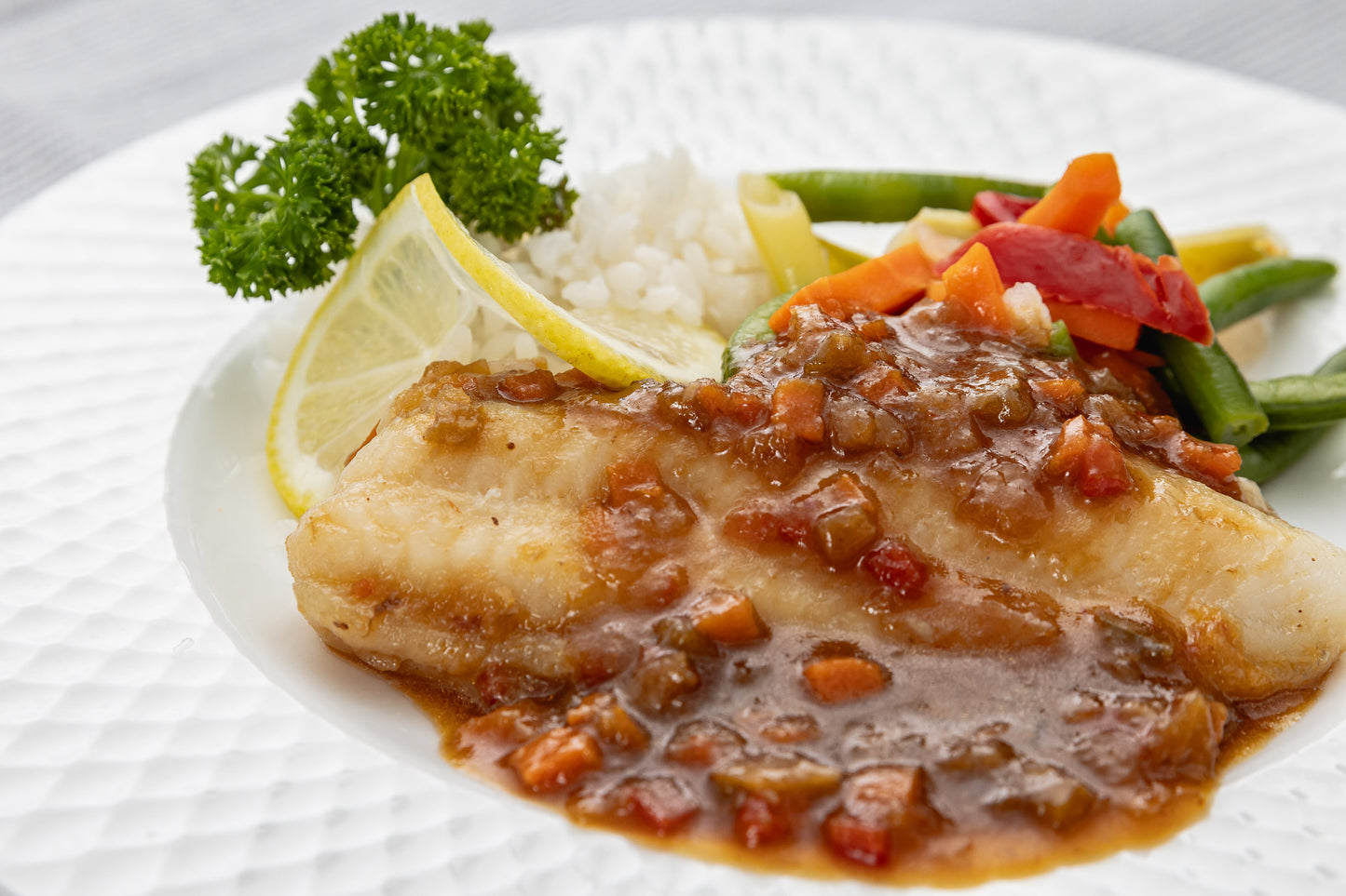 Fish Fillet in Teriyaki Sauce