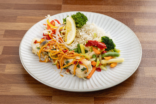 Fish in Roasted Red Capsicum Sauce Meal Package