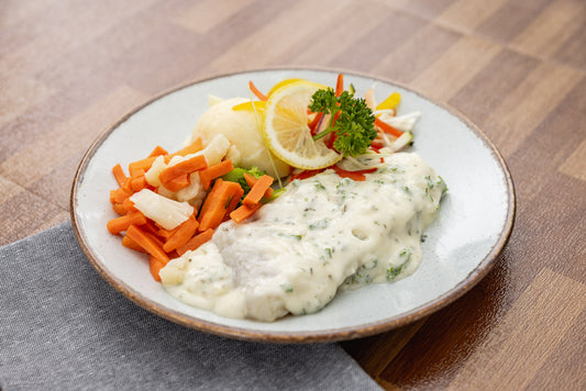 Fish in Wine Parsley Sauce