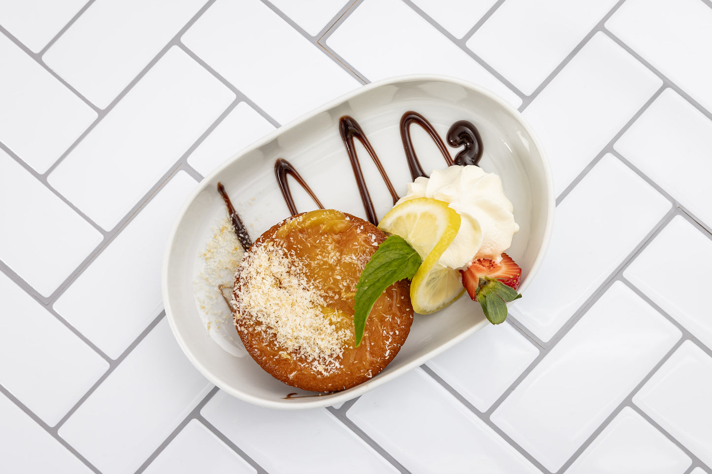 Lemon Curd Pudding