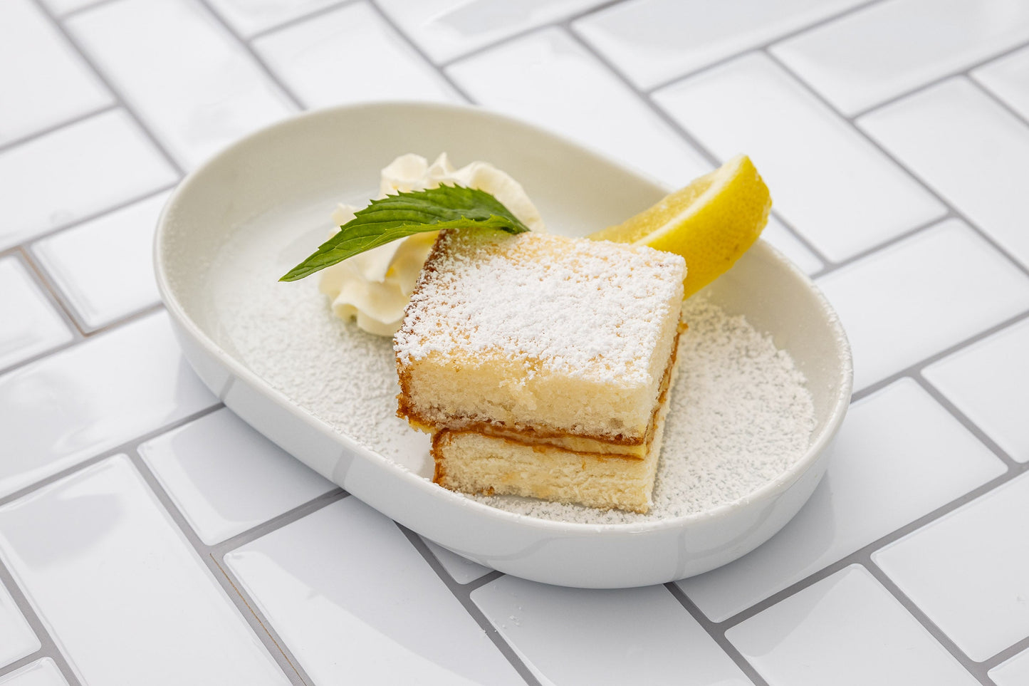 Lemon Sponge Slice GLUTEN FREE