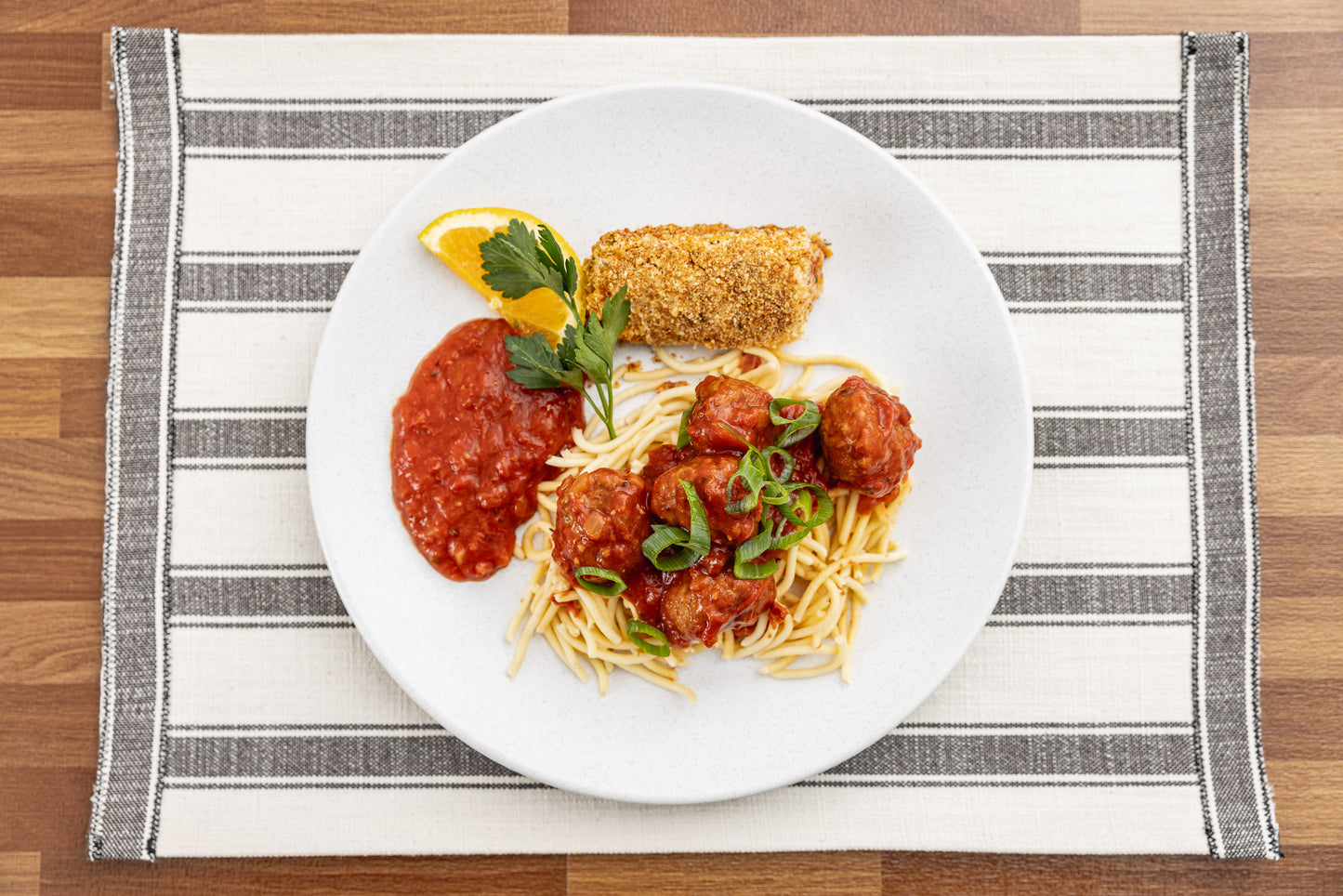 Meatballs & Tomato Spaghetti Sauce